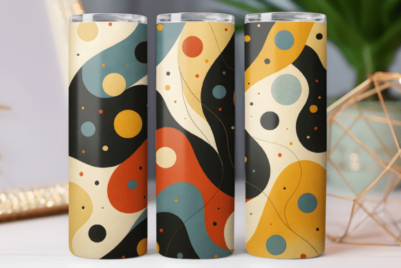 Abstract Pattern Tumbler Art Wrap 20oz Review