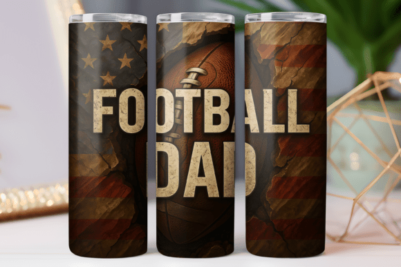 American Football Dad Tumbler Wrap 20oz Review