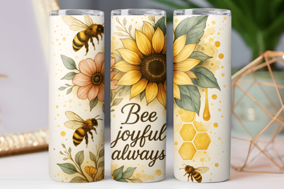 Bee Inspiration Tumbler Wrap Design 20oz Review