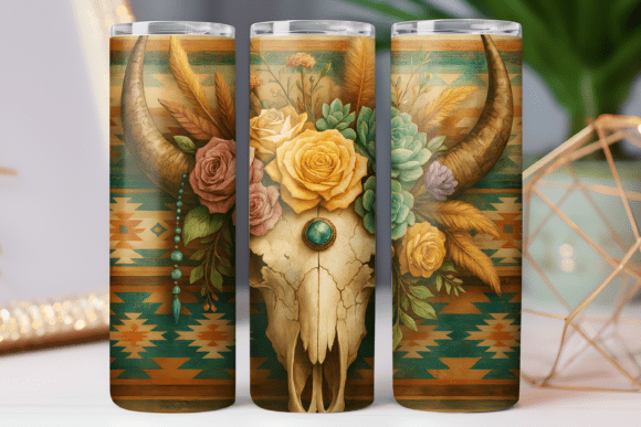 Boho Floral Tumbler Design Art Wrap 20oz Review