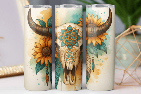 Boho Floral Tumbler Wrap Design Review