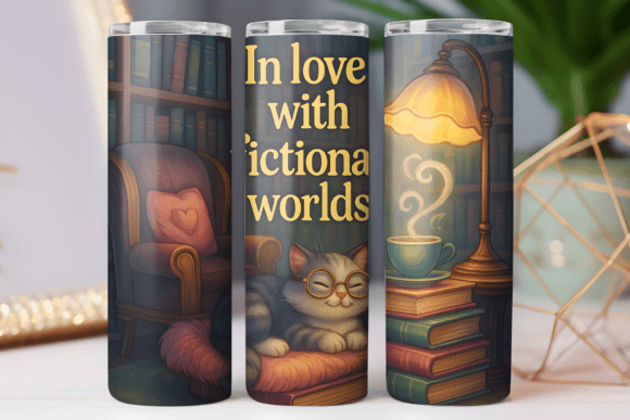 Cat Book Lover Tumbler Wrap Review