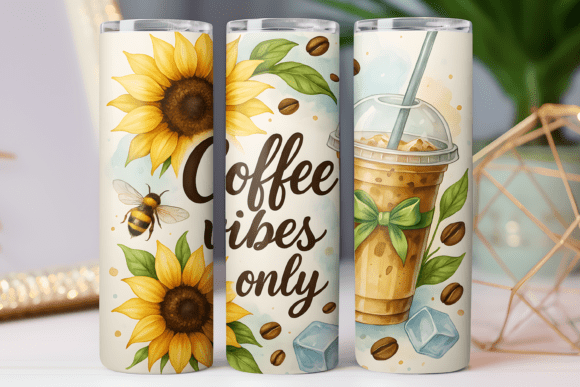 Coffee Vibe Tumbler Wrap Design Review