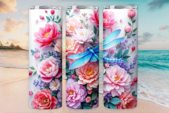Dragonflies Tumbler Flower Wrap Review