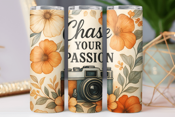 Floral Motivational Tumbler Wrap Design Review