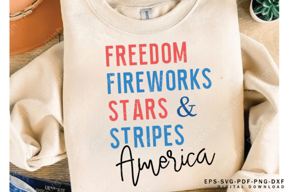 Freedom Fireworks Stars Stripes Svg Review for Embroidery Projects