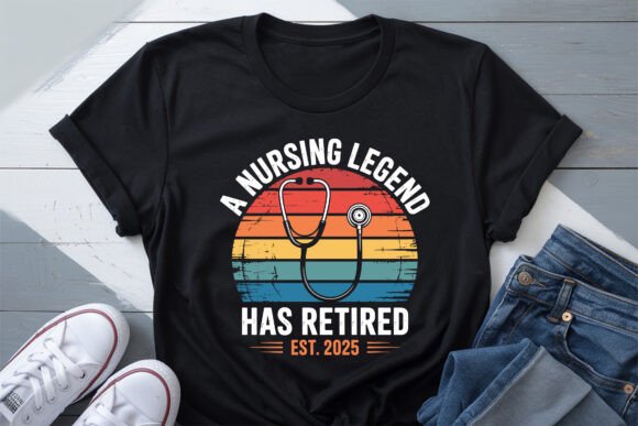 Funny Retired Nurse 2025 Shirt SVG PNG Review