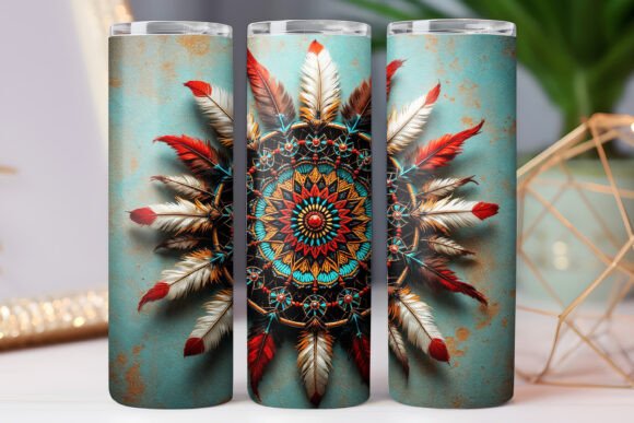 Native American Tumbler Wrap Design Review
