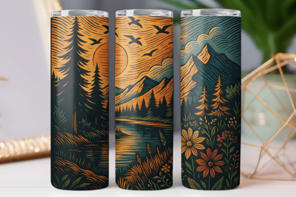 Outdoor Adventure Tumbler Wrap 20oz Design Review