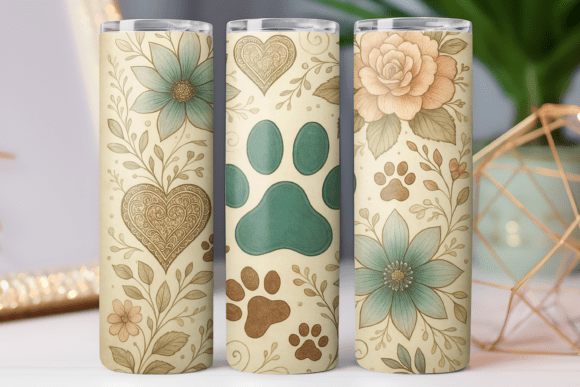 Paw Print Animal Tumbler Wrap for 20oz Review