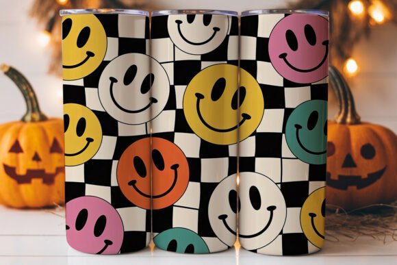 Retro Smiley Checkered Tumbler Wrap Review