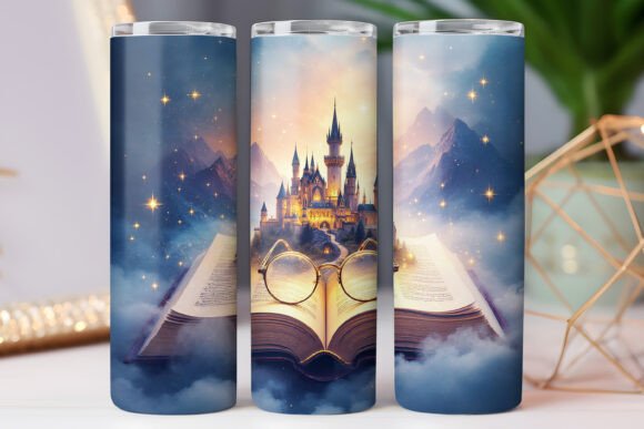 Review of Read Book Magical Art Tumbler Wrap 20oz