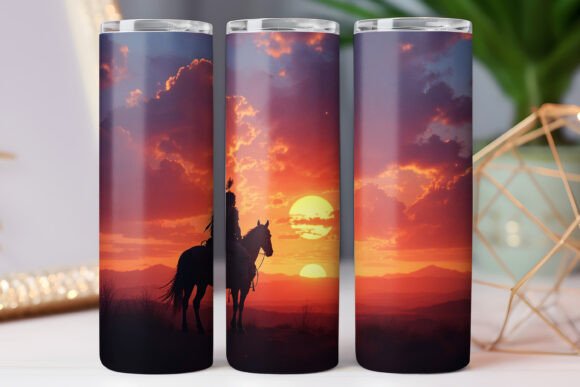 Sunset Native American Tumbler Wrap Review