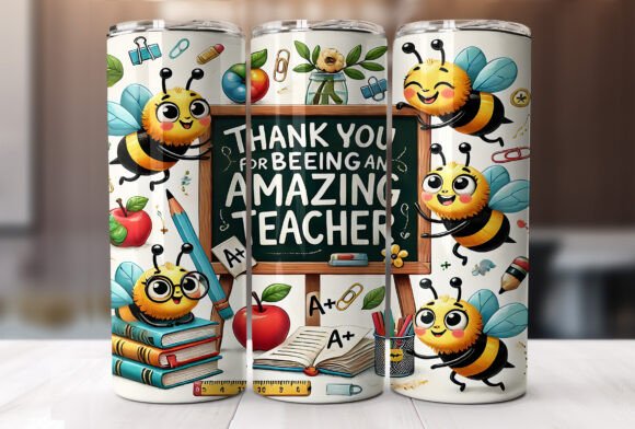Teacher Appreciation Tumbler Wrap Design Review