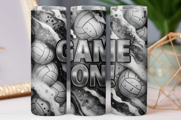 Volleyball Tumbler Wrap 20oz Game on Png Review