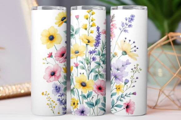 Wild Flower Pattern Tumbler Wrap 20oz Review